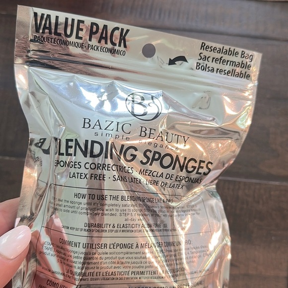 Blending Sponges Set - Pink, Orange, Cream - Picture 3 of 3